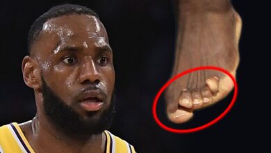 lebron james feet